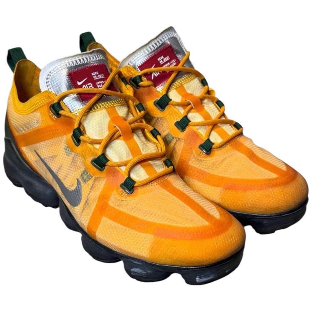 Nike Air Vapormax Men’s 9.5 Canyon Gold Orange Running Shoes AR6631-700 Sneakers